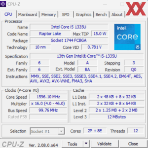 GPUz и CPUz ECS Liva Z5 Plus