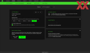 Die Software des Razer Blade 16