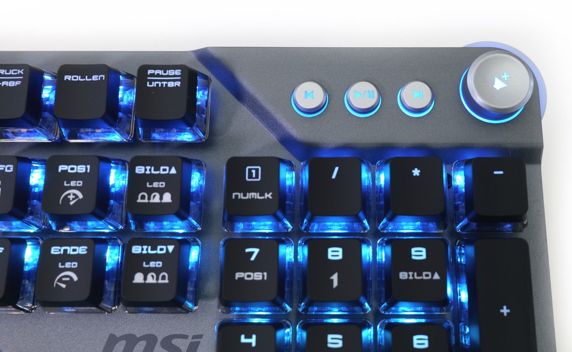 Тест и обзор: MSI Vigor GK71 Sonic Blue – механическая клавиатура с ...