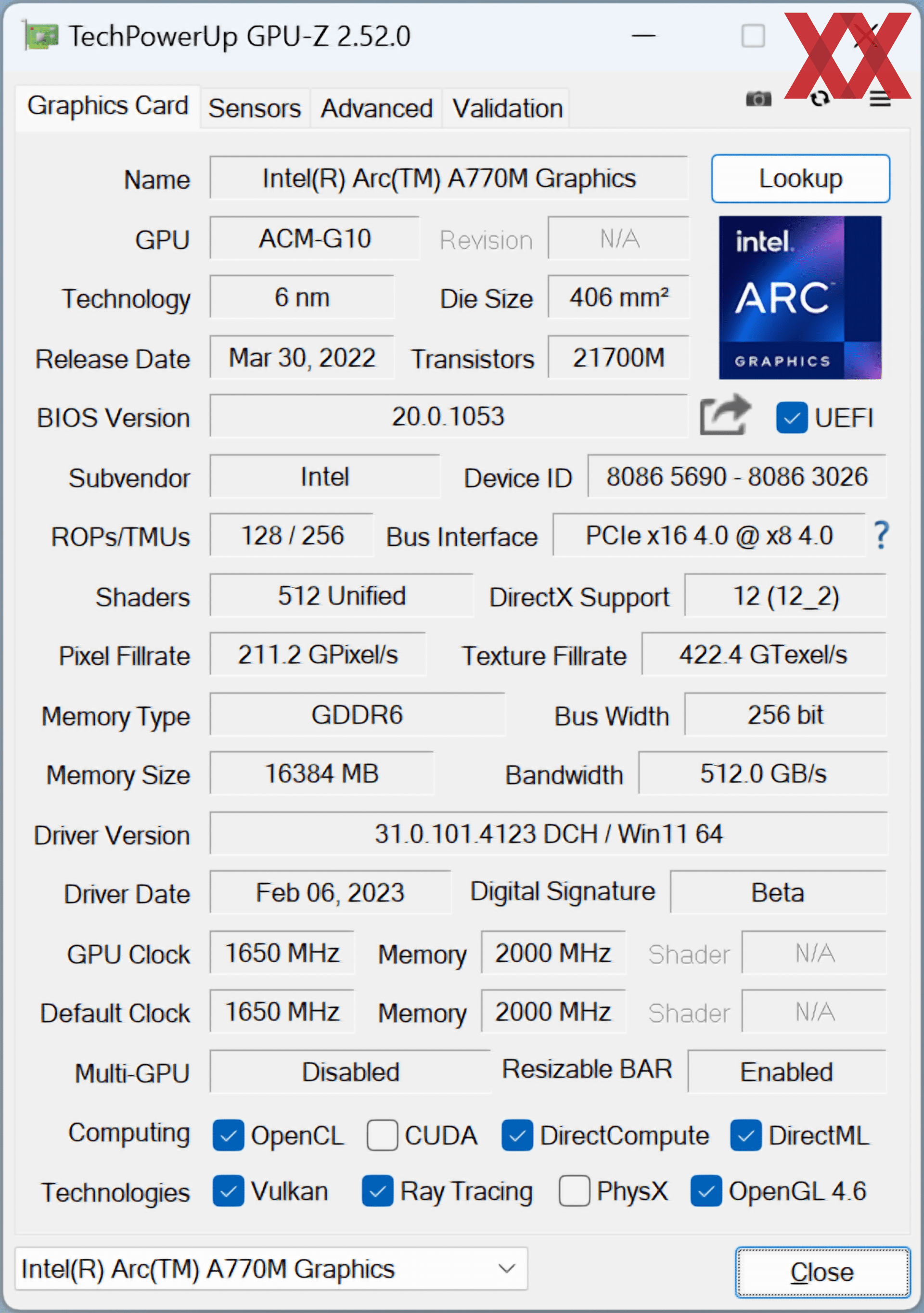 Intel NUC 12 Serpent Canyon