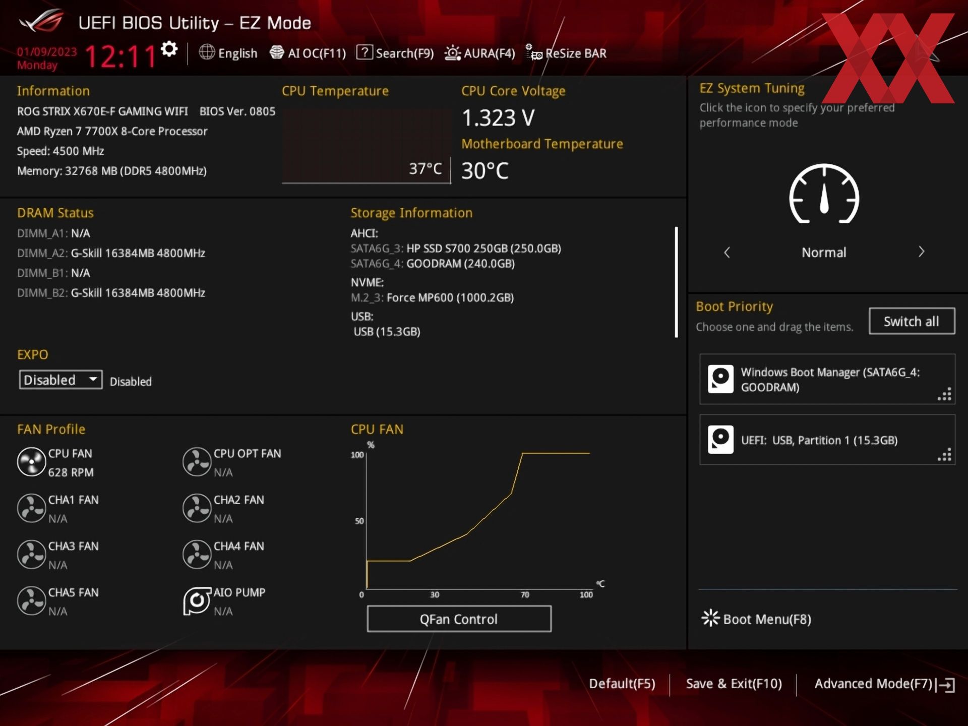 Вай фай через биос. X670e-f ASUS