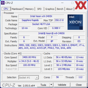 Intel Xeon w9-3495X