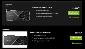 NVIDIA Preisnachlass Q1 2023