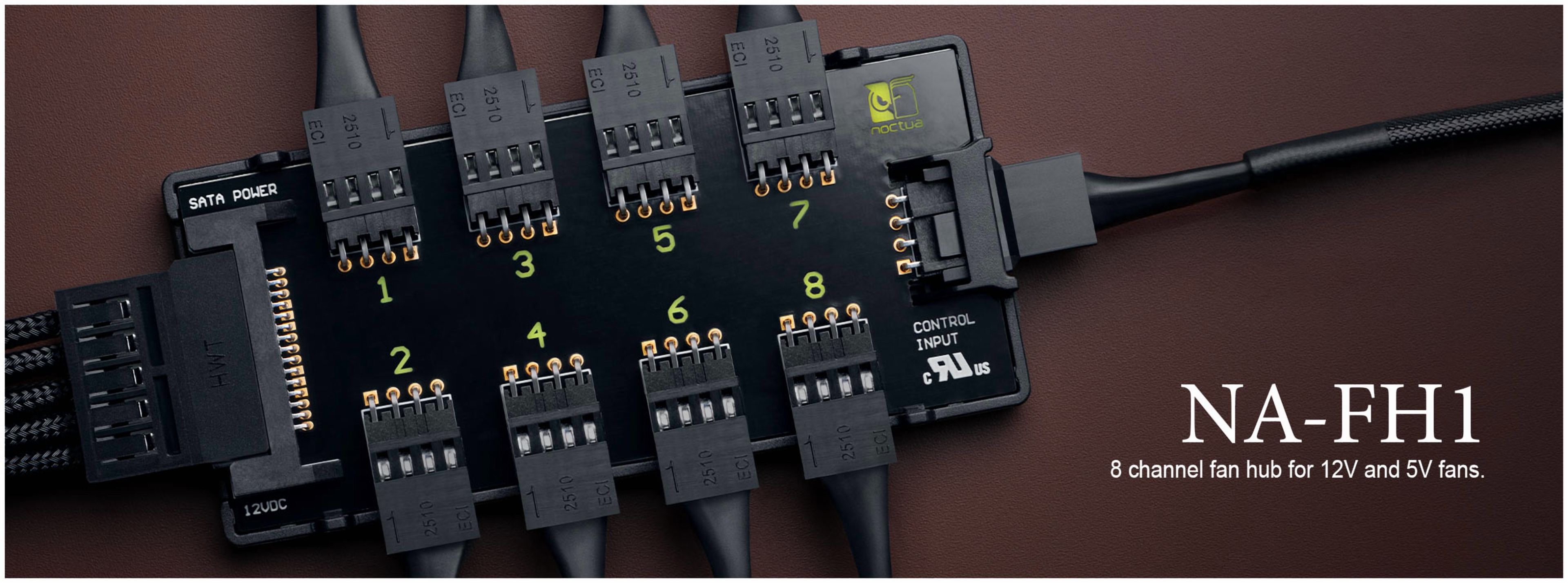 Noctua: Neuer 8-Kanal-Lüfter-Hub NA-FH1 präsentiert - Hardwareluxx