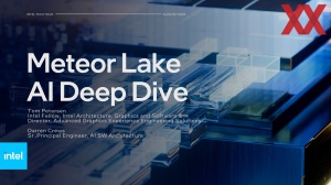 Intel Meteor Lake: AI-Beschleunigung