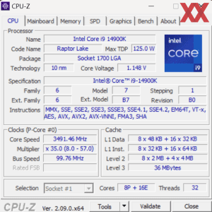 GPUz и CPUz Corsair One i500