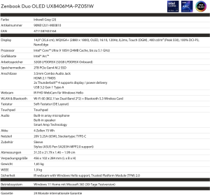 ASUS Zenbook Duo (UX8406)