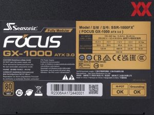 Seasonic Focus GX-1000 ATX 3.0