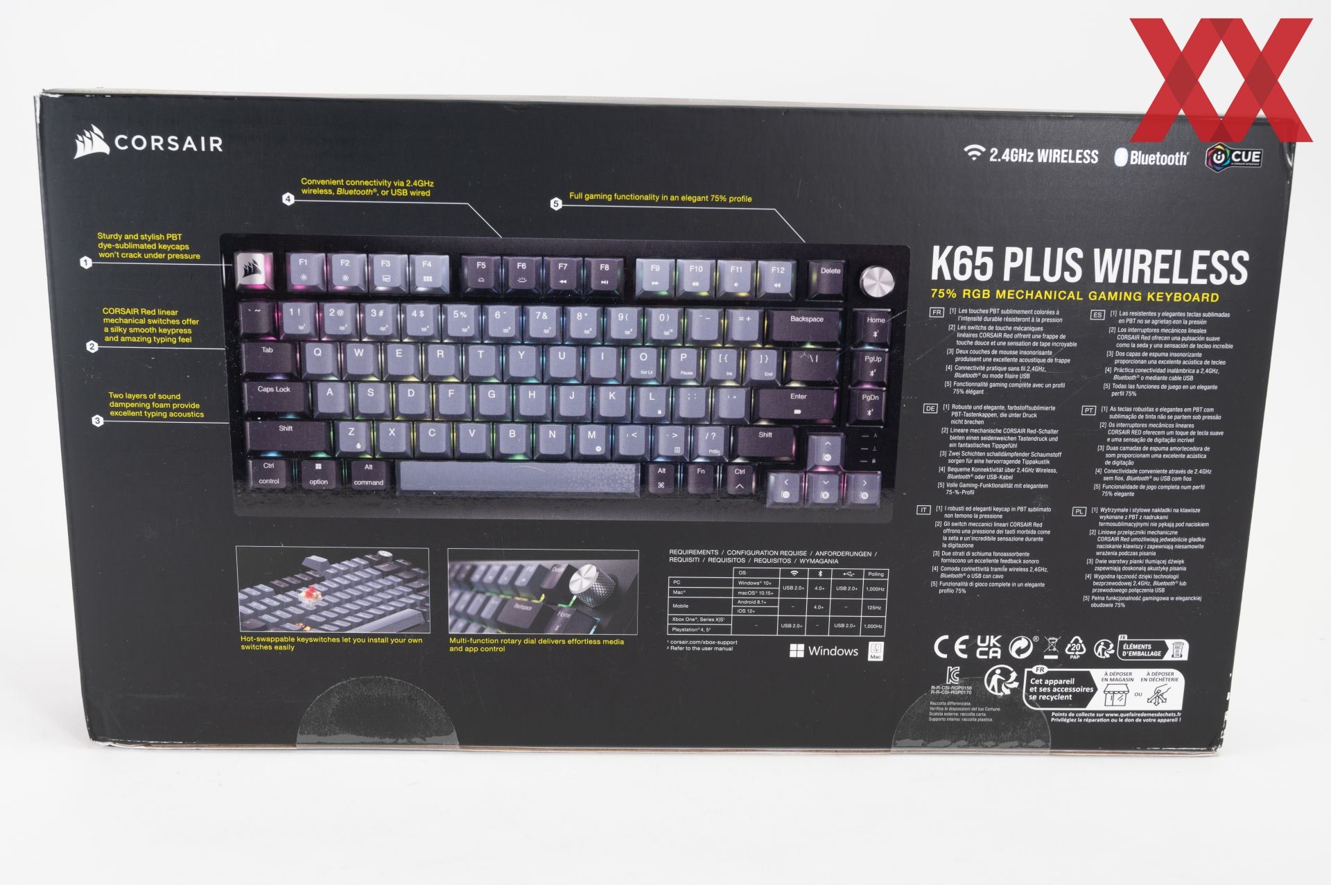 Тест и обзор: Corsair K65 Plus Wireless – компактная и тихая ...