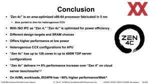 ISSCC 2024: AMD Zen 4c