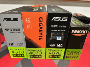 Samples der GeForce RTX 4070 Super