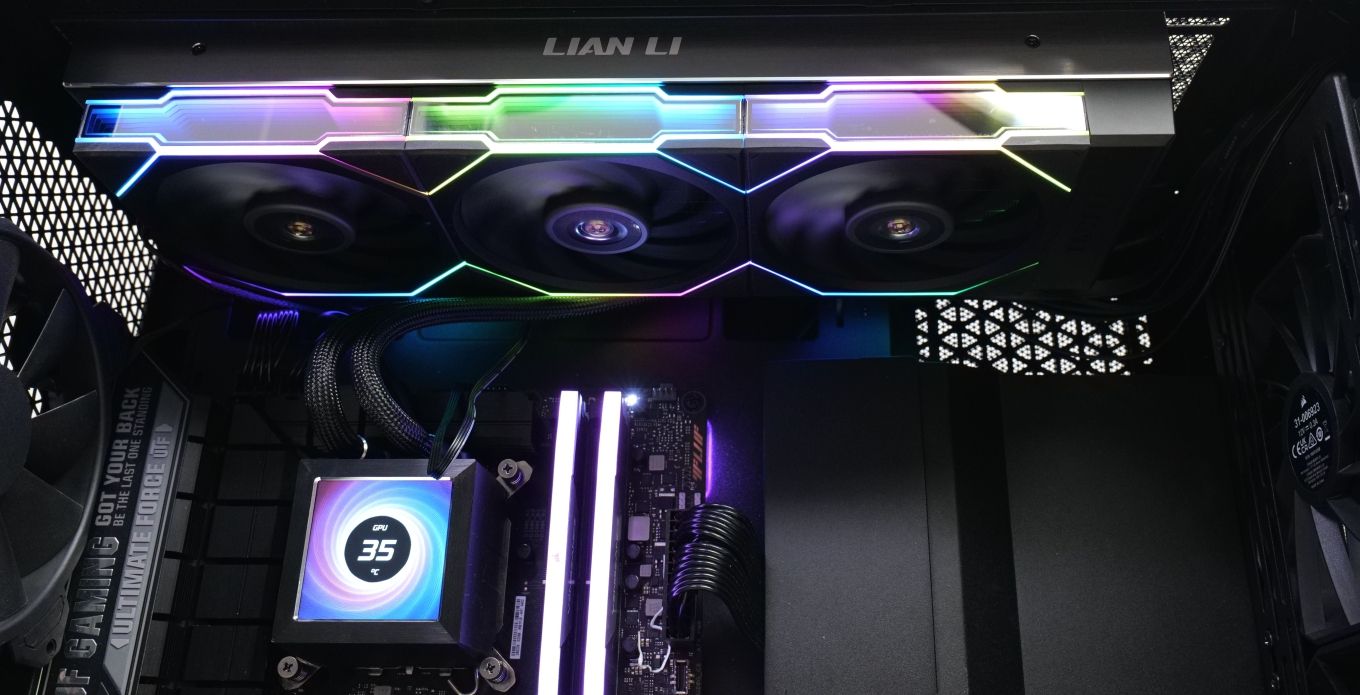 Lian Li HydroShift LCD 360TL im Test Optimierte Verschlauchung und Display Hardwareluxx