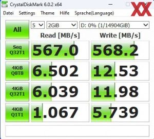 Toshiba MG10 8 TB MG10ADA800E RAID 0