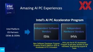 Intel AI PC Acceleration Program Update