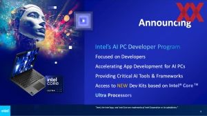 Intel AI PC Acceleration Program Update