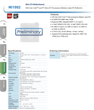 iBase MI1002AF Datenblatt