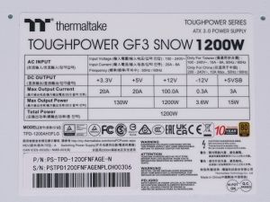 Thermaltake Toughpower GF3 Snow 1200W