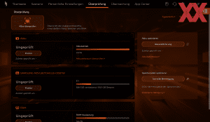 Die Software des Acer Nitro V14