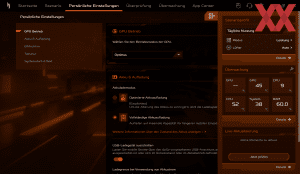 Die Software des Acer Nitro V14