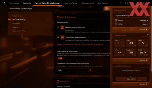 Die Software des Acer Nitro V14