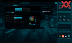 Die Software des Acer Predator Helios Neo 16S AI OLED