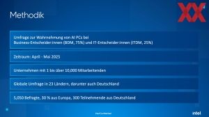Intel-Umfrage zu AI-PC