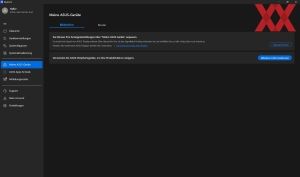 Die Software des ASUS ROG Zephyrus G16