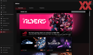 Die Software des ASUS ROG Zephyrus G16