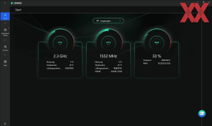 Die Software des Gigabyte Aero X16