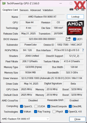 PowerColor Reaper Radeon RX 9060 XT
