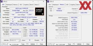 links: CPU-OC mit dem 9950X3D; rechts: RAM-OC mit DDR5-CUDIMM