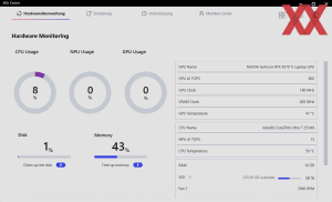 Die Software des MSI Vector 16 HX AI