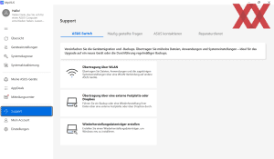 Die Software des ASUS ExpertBook B3