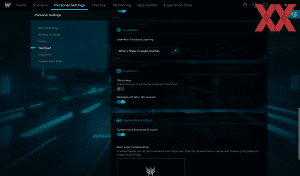 Die Software des Acer Predator Triton 14 AI