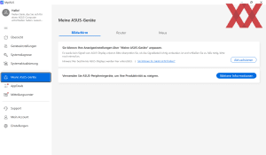 Die Software des ASUS ExpertBook B3