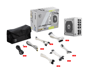 MSI MAG A850GL PCIE5 WHITE
