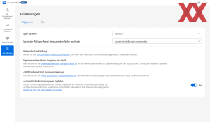 Die Software des ASUS ExpertBook B3