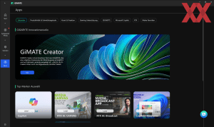 Die Software des Gigabyte Gaming A16 Die Software des Gigabyte Gaming A16