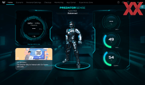 Die Software des Acer Predator Triton 14 AI