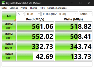 Die SATA-Performance über den B850-Chipsatz Die SATA-Performance über den B850-Chipsatz