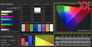 Displaymessungen ASUS ExpertBook B3