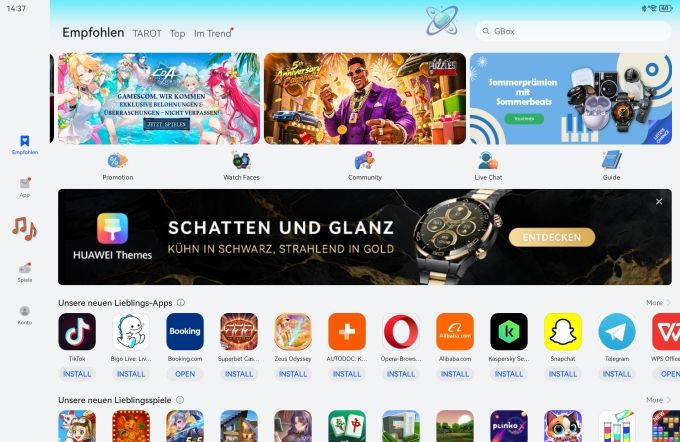 Wie der Google Play Store auf Huawei-Geräten ersetzt wird