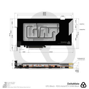 Thermal Grizzly DeltaMate GPU Block - ROG Astral RTX 5090