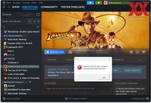 Fehler bei Grafikkarten mit 8 GB Grafikspeicher