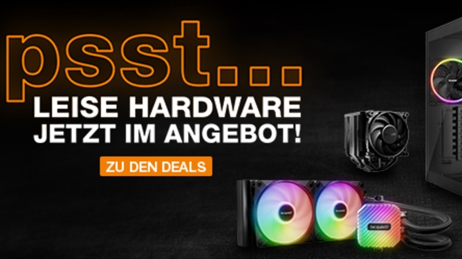 be quiet! Black Week bei Alternate