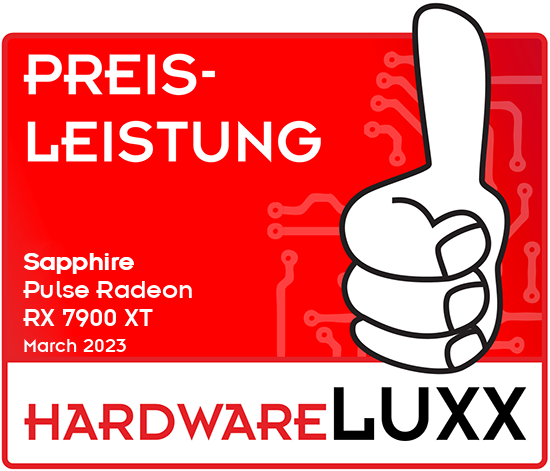 Award: Sapphire - RX 7900 XT