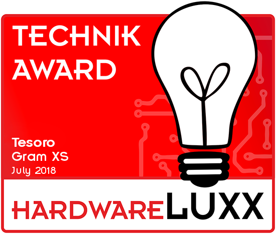 Award: Tesoro - Gram XS
