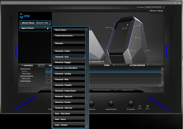 Alienware Area 51 - Alienware Command Center