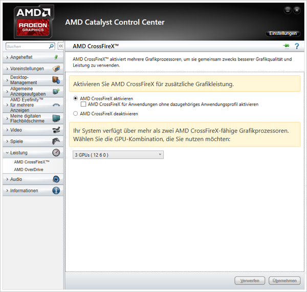 Alienware Area 51 Catalyst Controlcenter
