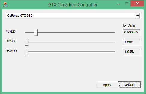 Inoffizielles Spannungs-Tool für die EVGA GeForce GTX 980 Classified